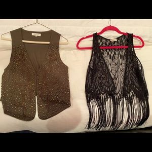 Sugarlips & Black Poppy Vests
